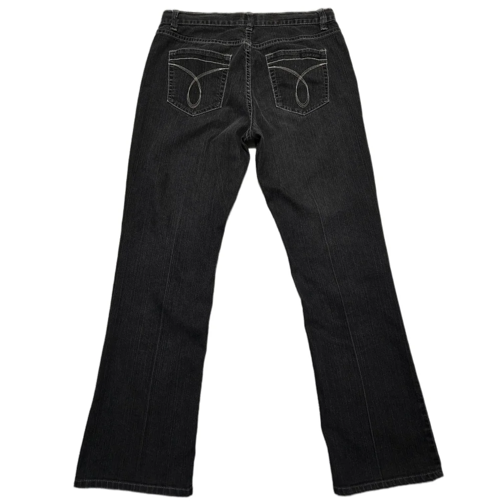 Calvin Klein Vintage Y2K Black Bootcut Jeans Size 10